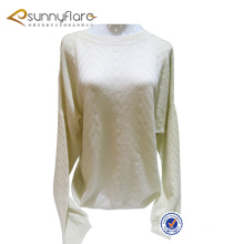 Wholesale cashmere fabric women's pattern knitwear sweater